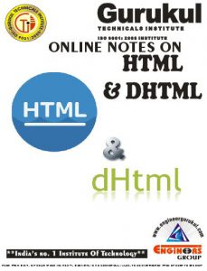 HTML&DHTML